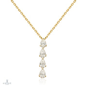 Adoré Pear Diamond Pendant