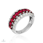 Adoré Passion Ruby Diamond Ring