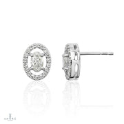 Adoré Oval Diamond Earring